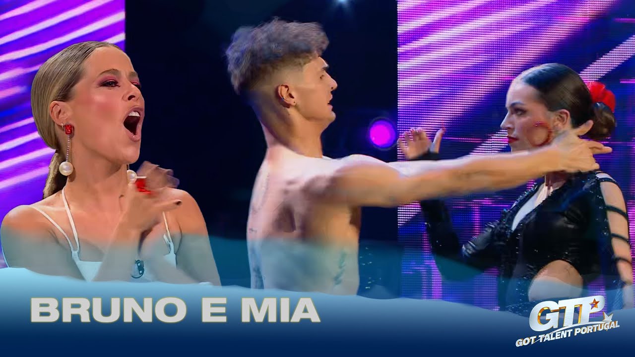 Mia e Bruno - um Paso Doble com muita intensidade! | Audi&ccedil;&otilde;es | Got Talent Portugal 2024
