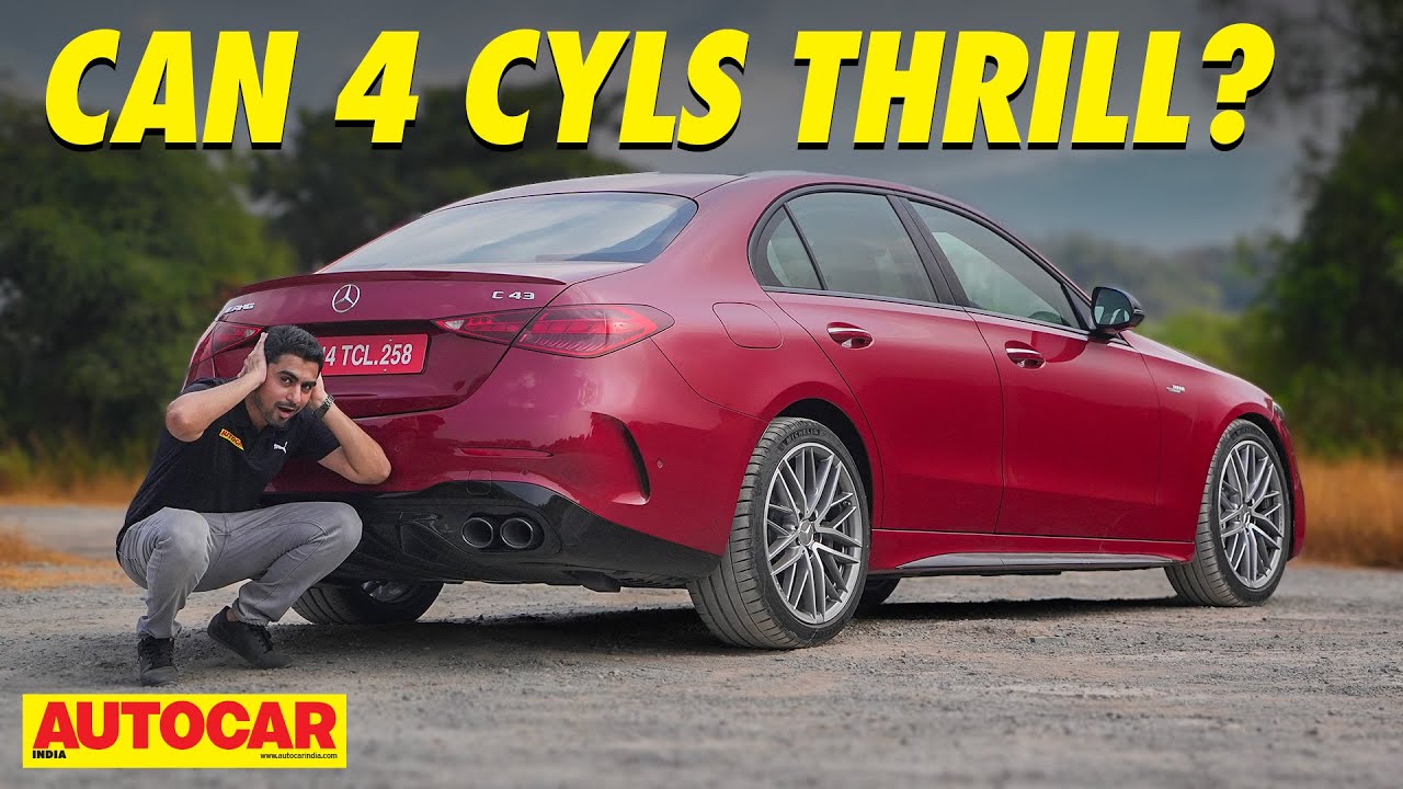 2024 Mercedes-AMG C43 review - Smaller engine, more power | First Drive | @Autocar India
