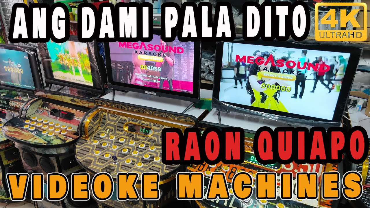 MURANG BILIHAN NG VIDEOKE MACHINE | BAGONG GAWA LANG ASTIG DIN | QUIAPO RAON!