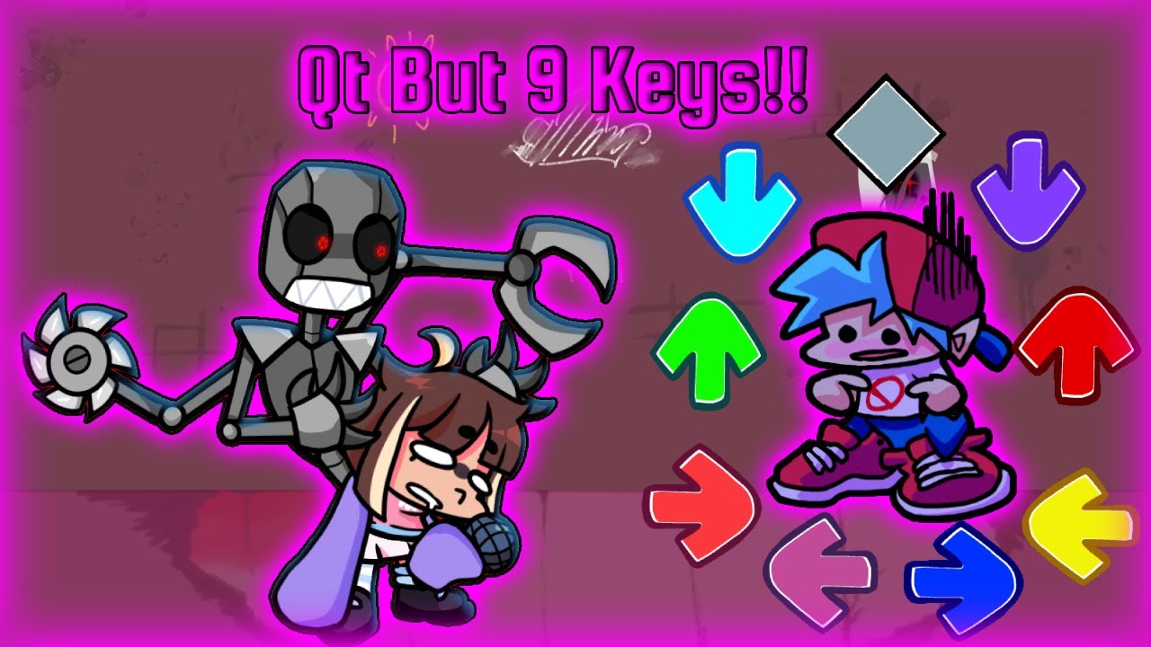 Qt but More keys!! | fnf vs qt + extra keys (hard)