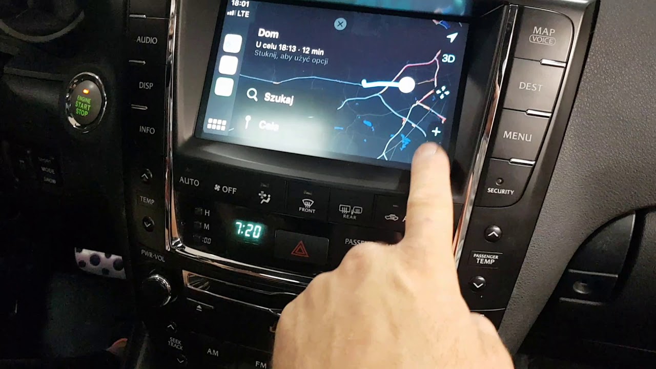 Lexus ISF CARPLAY & ANDROIDAUTO