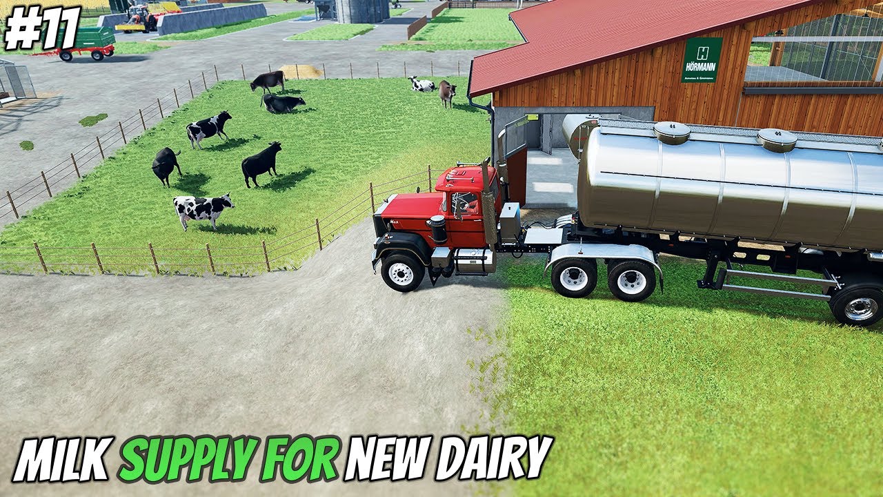 STARTING MILK DAIRY TO PRODUCE BUTTER AND CHEESE | FARMING SIMULATOR 22 #11 IN HINDI
