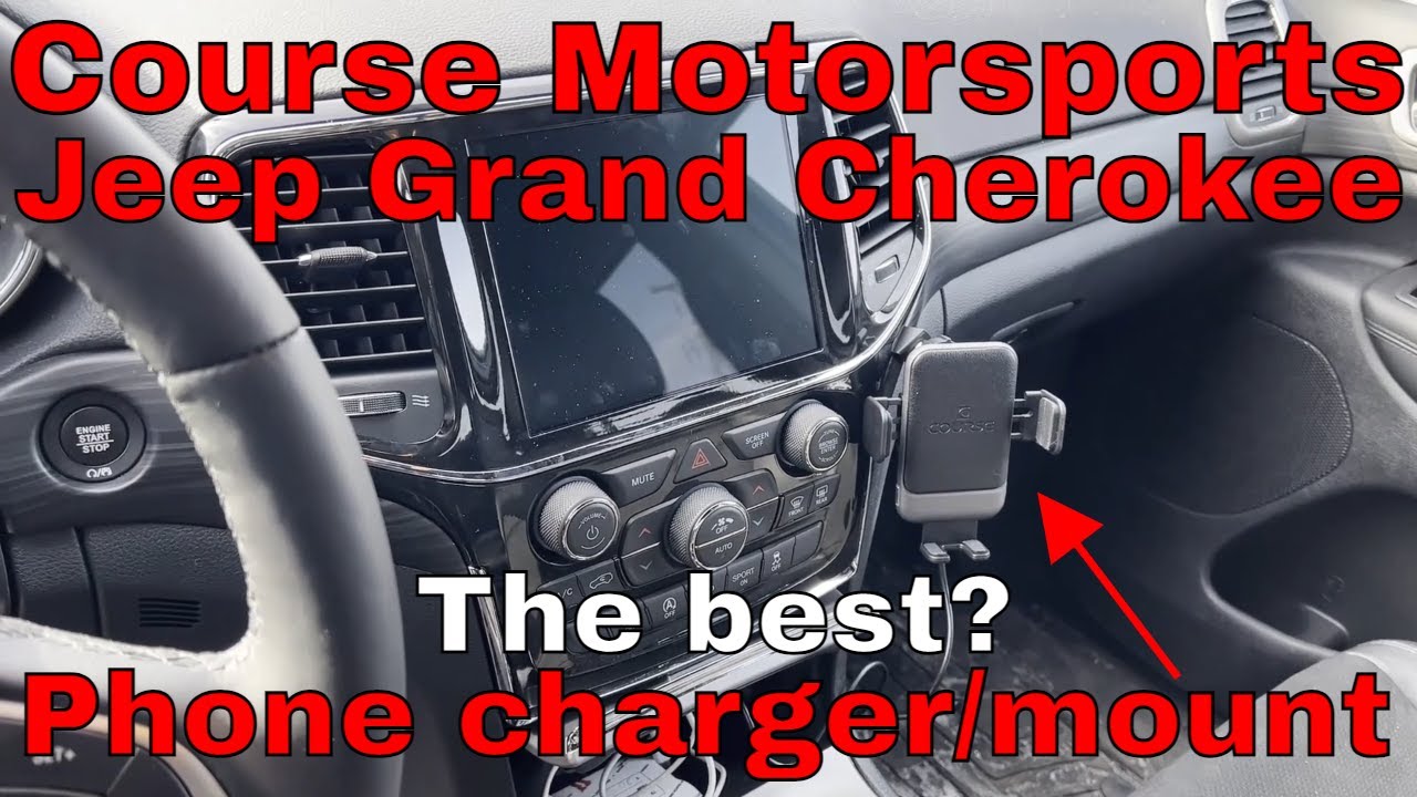 Держатель/зарядное устройство для телефона Course Motorsports Jeep Grand Cherokee