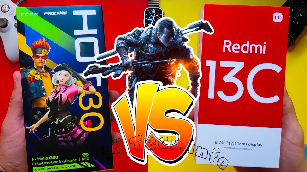 - Infinix Hot 30 VS Redmi 13C ll مقارنة الاختيار المناسب -