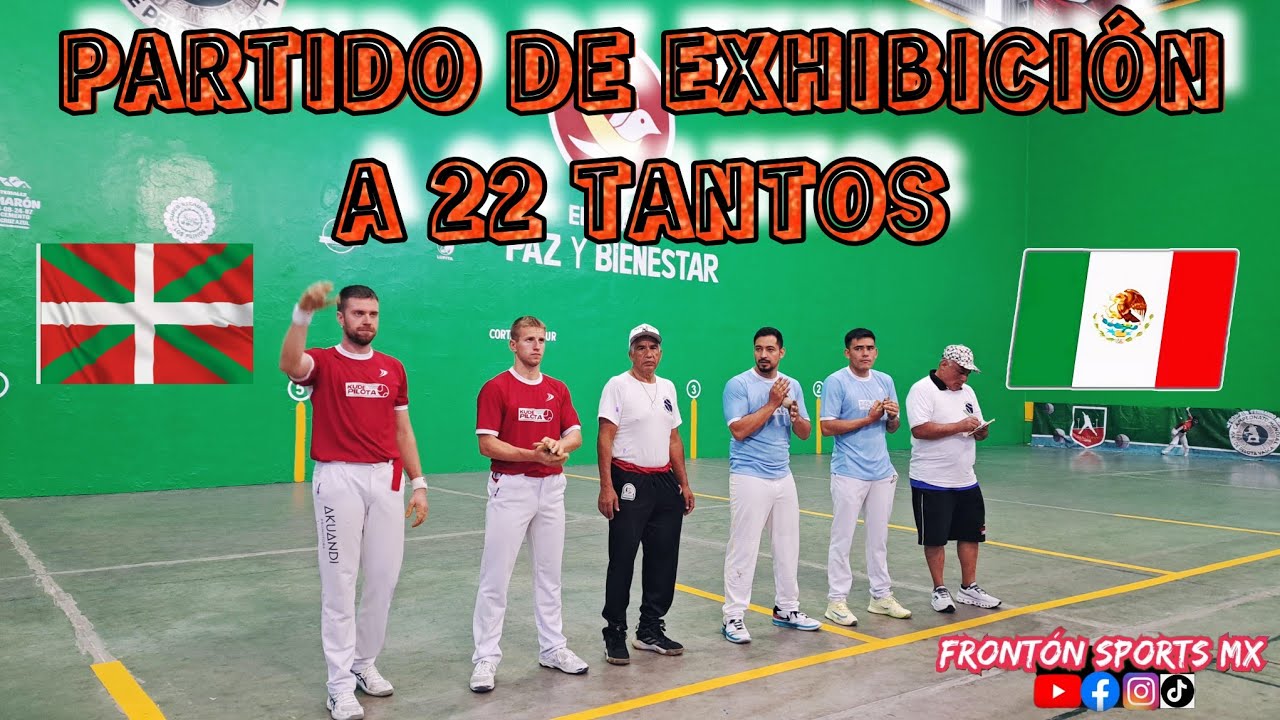 JUAN MEDINA Y KEVIN HERNANDEZ  VS  IÑAKI GALARZA Y AITOR ALDUNTZIN *Frontón Fernando Medina "Momo"*