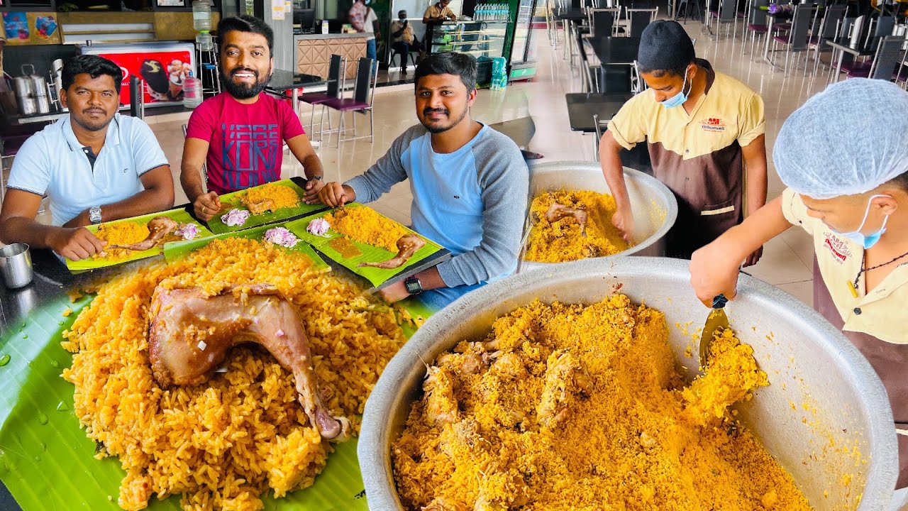 காலை 10am மட்டன் & கோழி பிரியாணி - Salem's Famous AM Biryani with Friends | DAN JR VLOGS