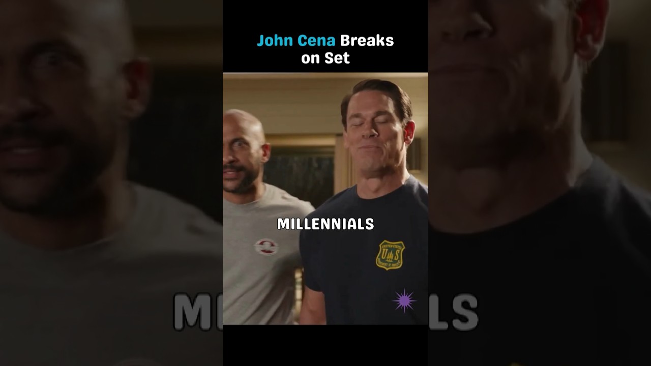 John Cena Breaking Character 😂 #comedy