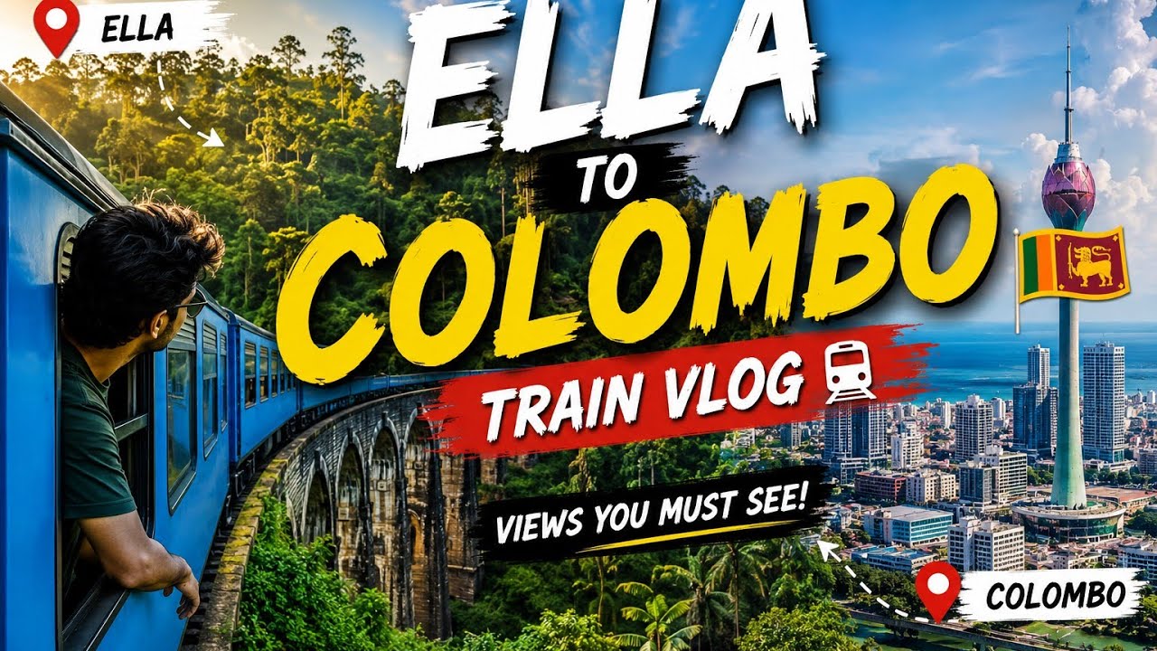 Ella to Colombo by train