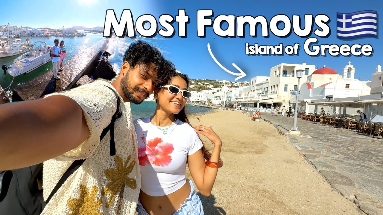 We Explored The Most Famous & Crowded Islands of Greece 😍 India to Greece Ep.2