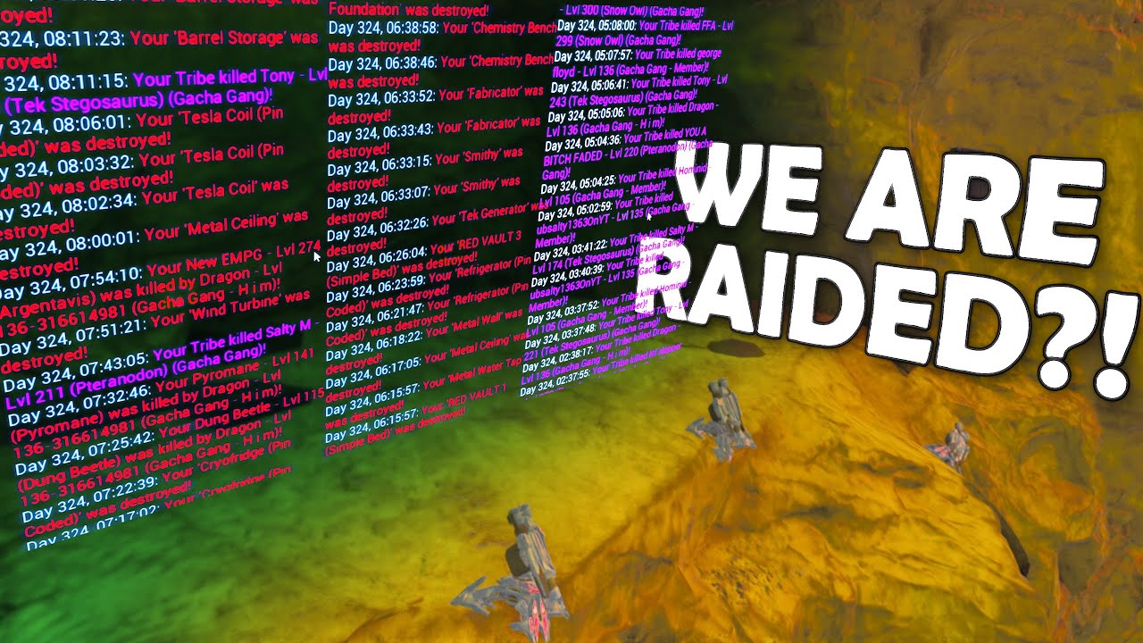 THAT´S WHAT WE GET FOR LEAKING OUR BASE SPOT?! ARK Ascended PvP