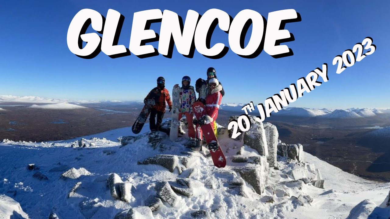 SNOWBOARDING SCOTLAND - TRIP TO GLENCOE MOUNTAIN RESORT 20-01-2023  | GLENCOE SCOTLAND