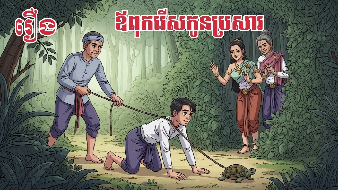 រឿង ឪពុករើស កូនប្រសារ #និទានរឿងព្រេង