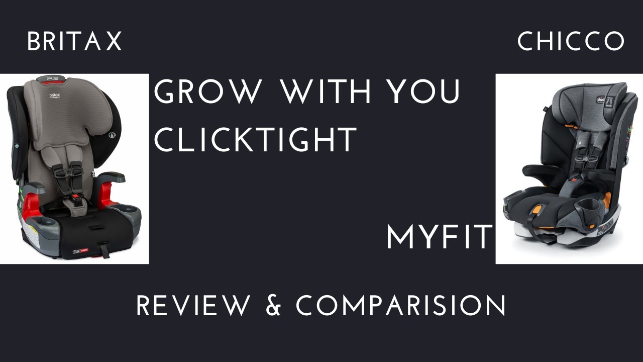 Chicco MyFit против Britax Grow With You ClickTight