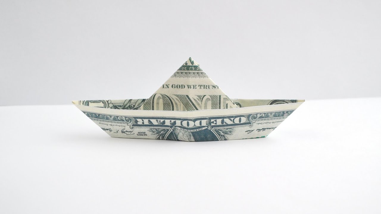 My MONEY BOAT | Easy Dollar Origami | Tutorial DIY by NProkuda