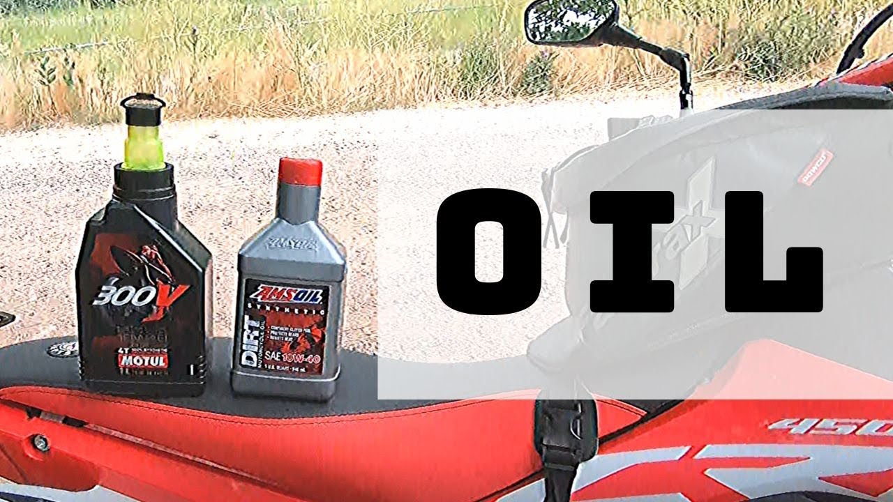 How To Change The Oil And Filter In Your CRF450L To Motul, Amsoil, Honda, Whatever