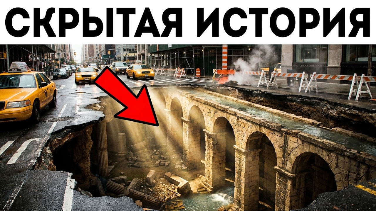Американцы не строили Нью-Йорк , там был античный город, который откопали