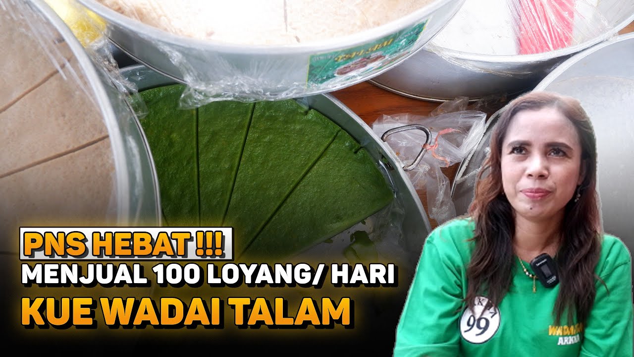 MEMULAI USAHA KUE WADAI TALAM DARI 5 LOYANG SEKARANG RATUSAN LOYANG PERHARI  || ARKHA 99