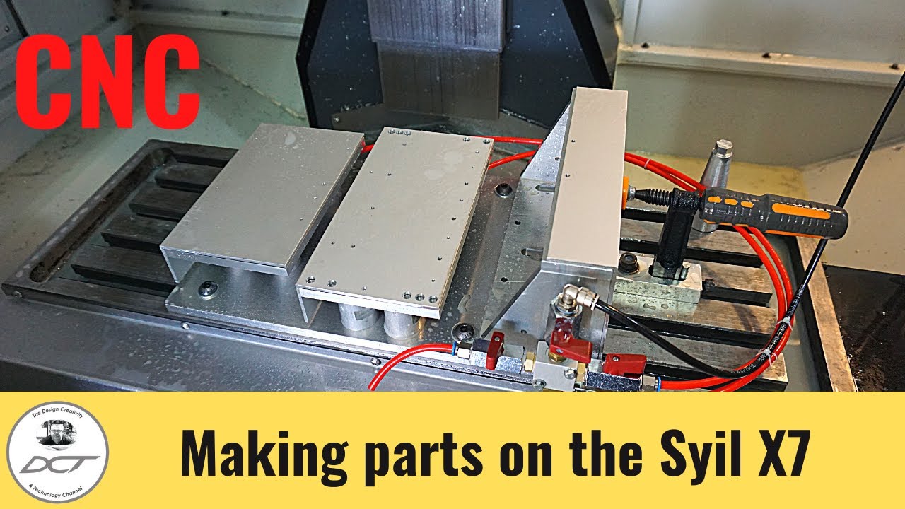 CNC Machining at HOME - Syil X7 Making PARTS
