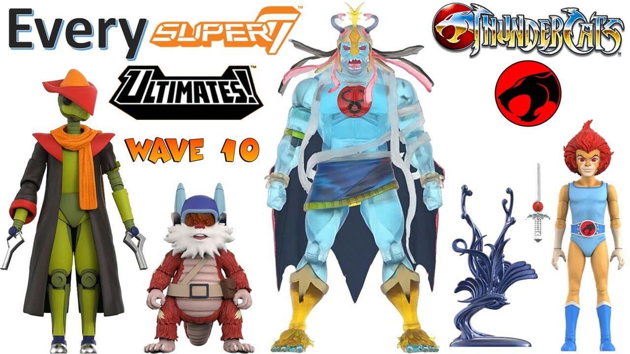 *see newer video* Every Thundercats Super7 Ultimates Series 1-10 List Young Lion-o, Snarfer