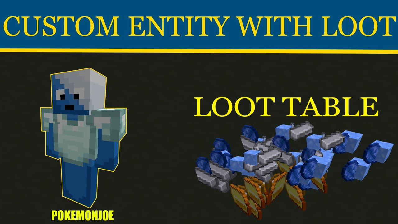 Custom Entities With Loot Tables | Mcreator | #10