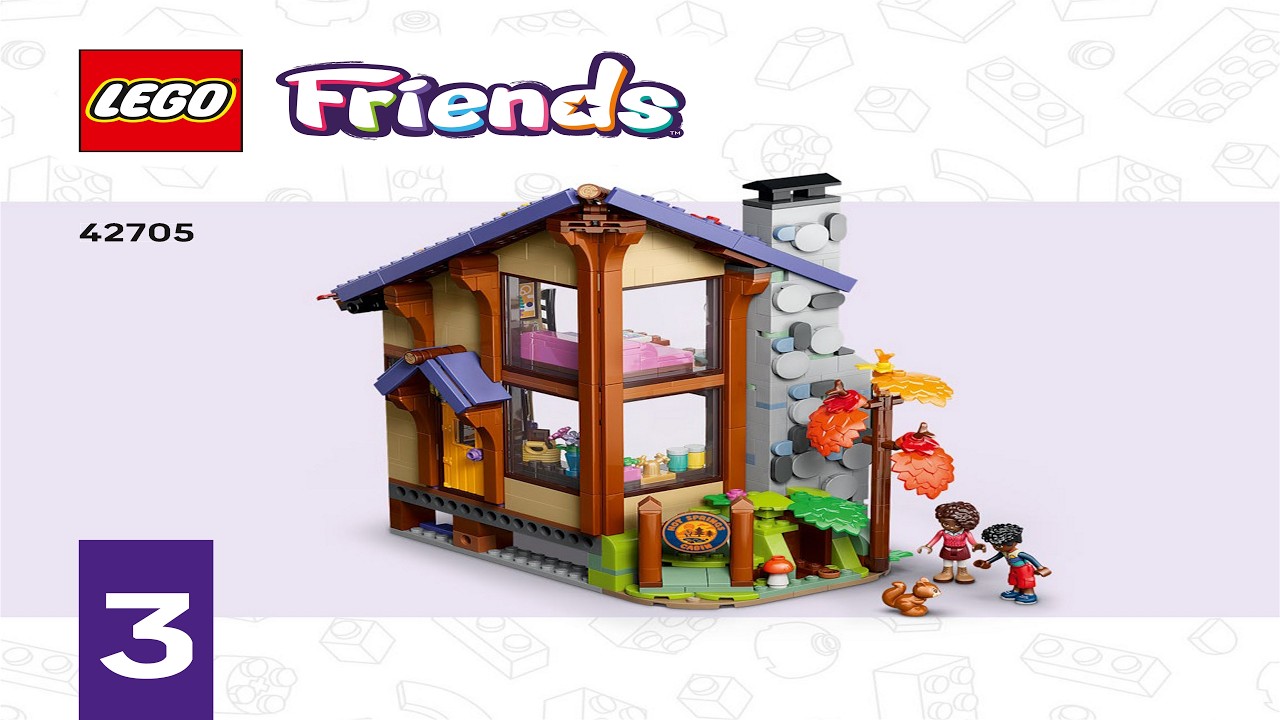 🐧 Instrukcja LEGO 🐧 Friends 🐧 42705 🐧 Przytulna leśna chatka 🐧 Książka 3 🐧