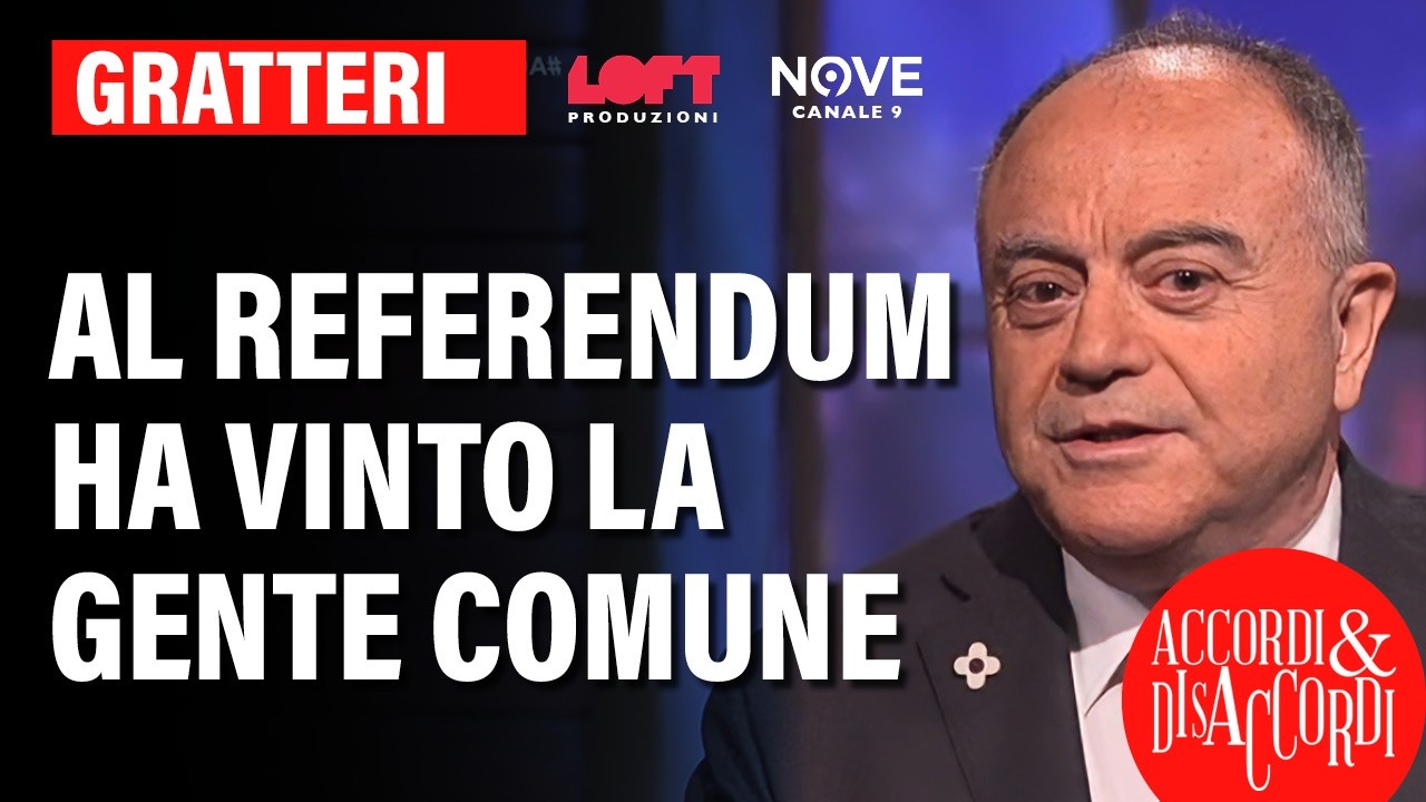 Gratteri: al referendum ha vinto la gente comune