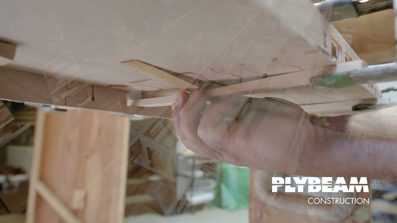 PlyBeam Surfboard Kit- Adding Botton Planks