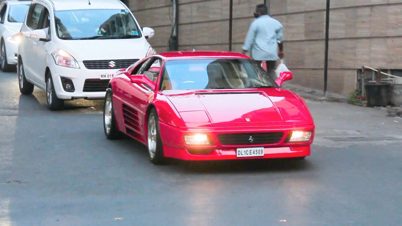 INDIAN BILLIONAIRE GAUTAM SINGHANIA DRIVES HIS RARE CARS OUT ON MUMBAI STREET'S SUPERCARS IN INDIA