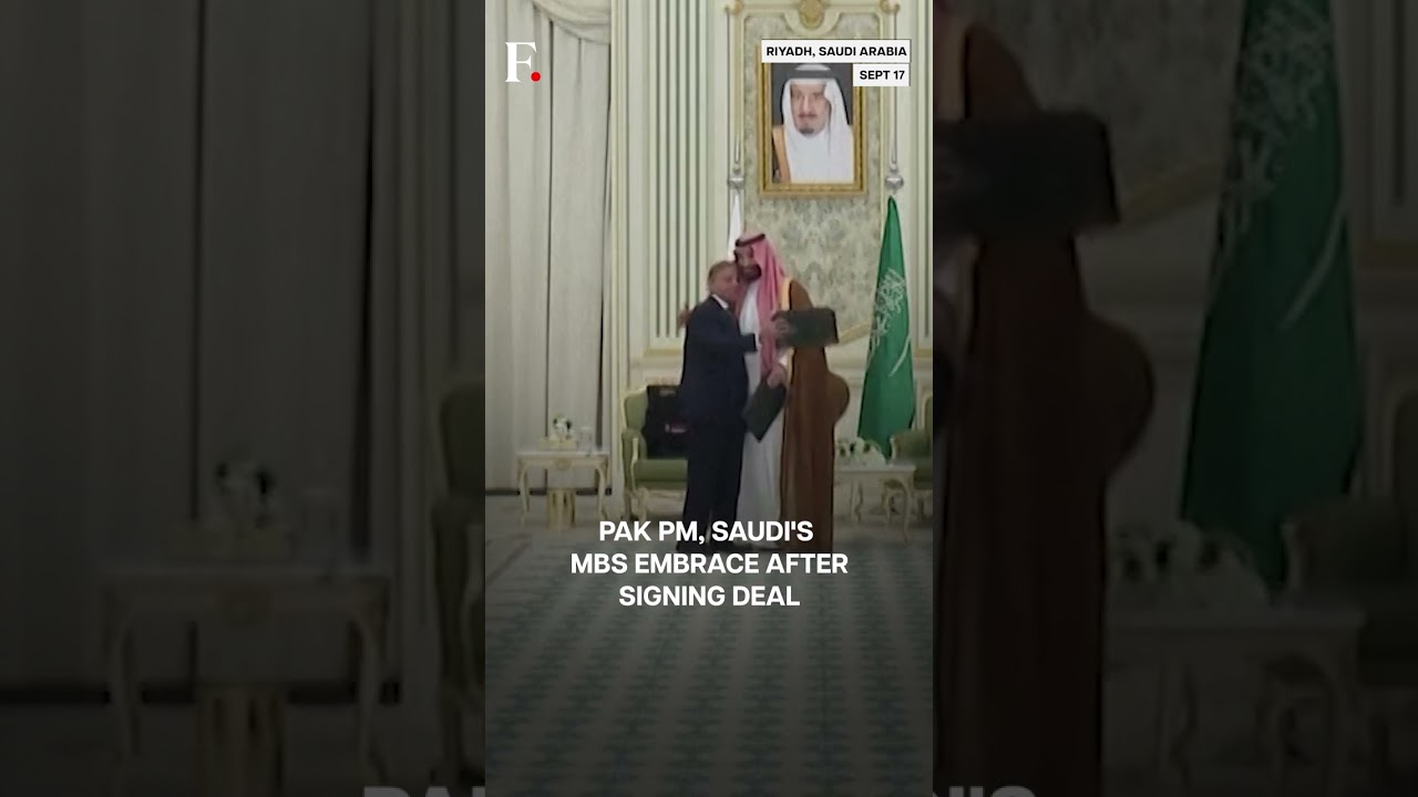 Saudi's MBS, Pak PM Sharif Sign Mutual Defence Pact in Riyadh | Subscribe to Firstpost | N18G