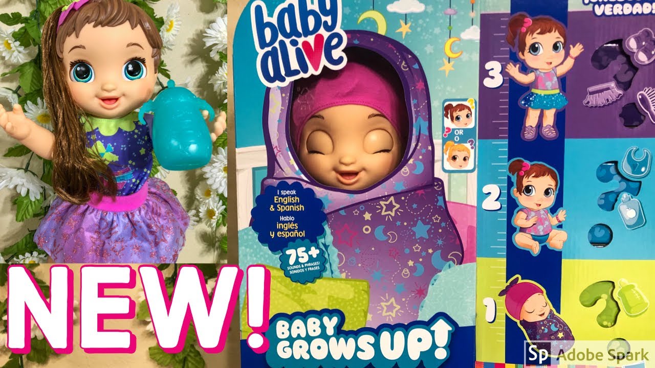 NEW! Baby Alive Baby Grows Up Doll Unboxing + Review! Great Christmas Gift Idea!