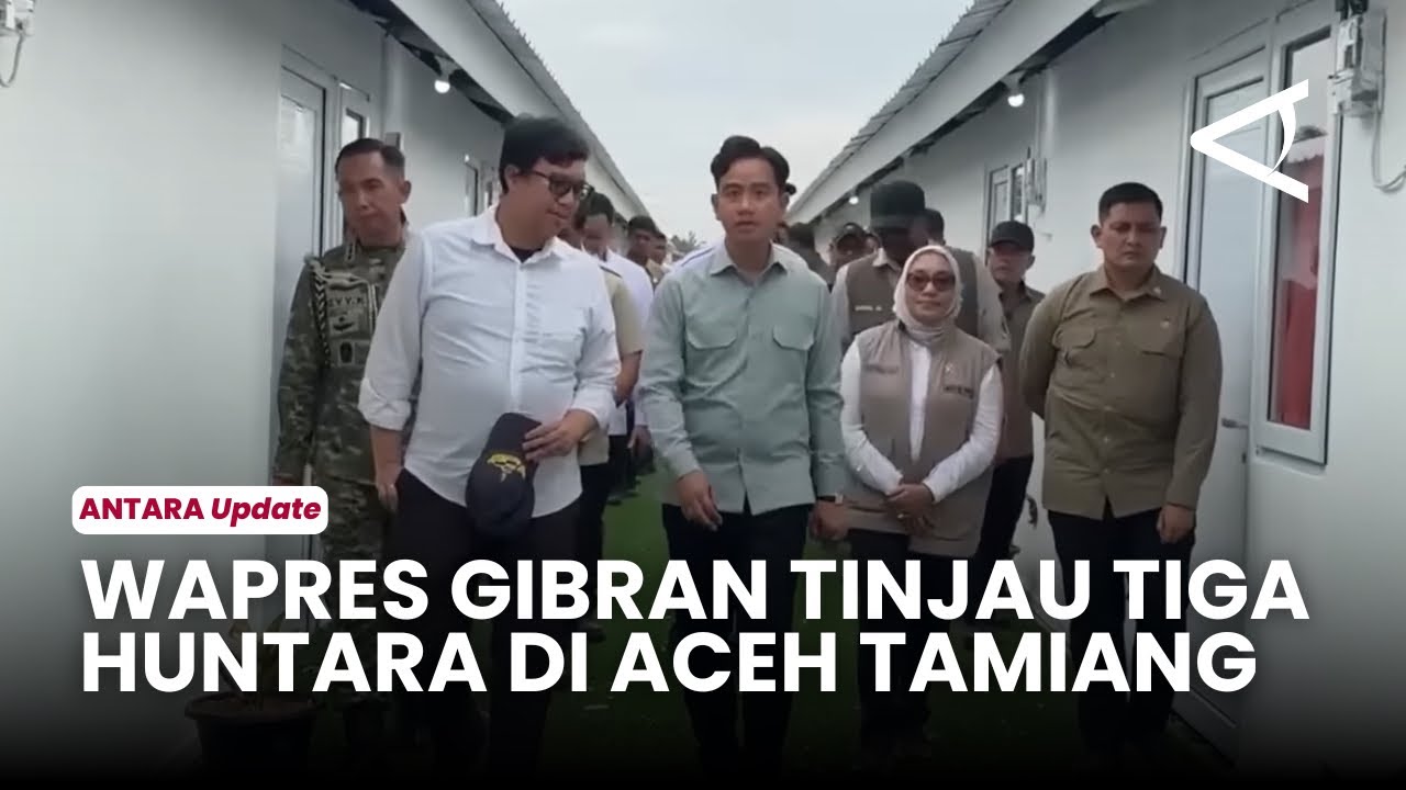 Wapres Gibran Tinjau Tiga Huntara di Aceh Tamiang, Tekankan Pembangunan Cepat untuk Korban Banjir