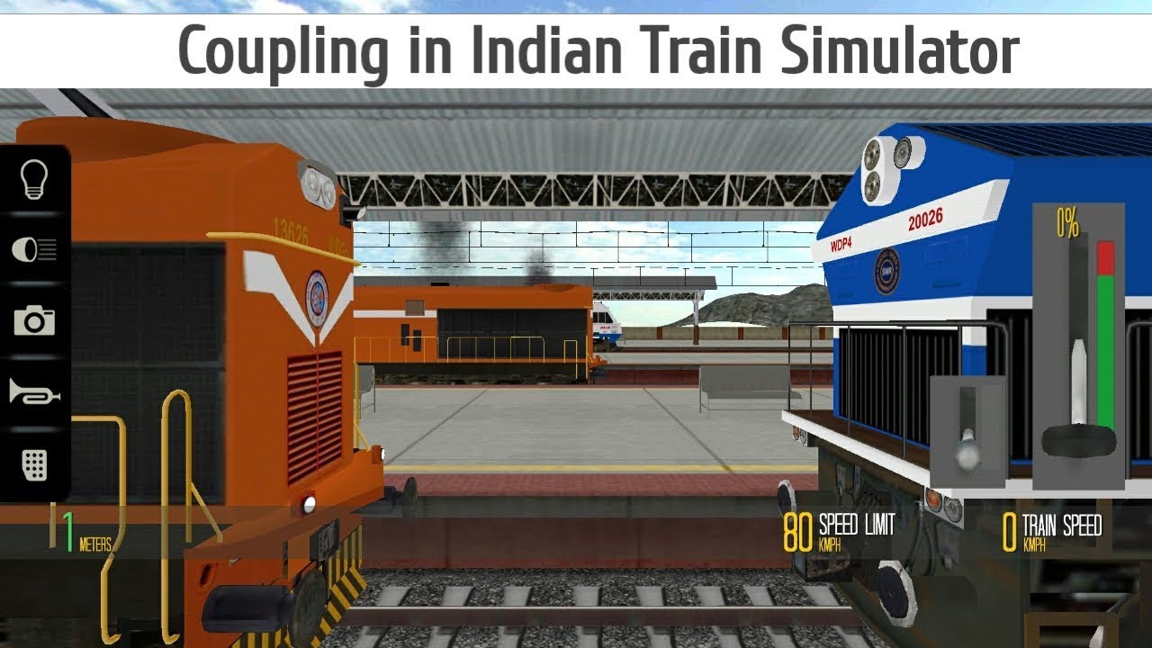 Coupling in Indian Train Simulator Android ( WDM 3D & WDG 4 locos ) VFX