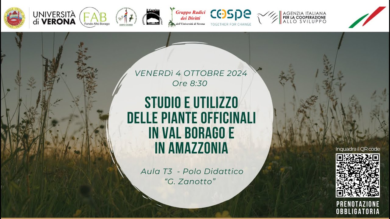 Studio e utilizzo delle piante officinali in Val Borago e in Amazzonia - Marco Valussi - 1 parte