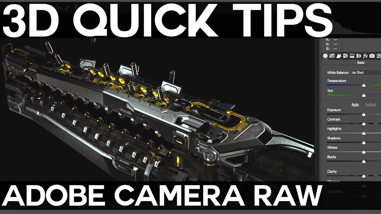 3D QUICK TIPS: Photoshop Camera Raw Filter
