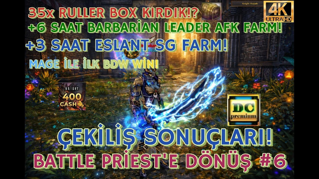 ⚠️💥 SAKIN DENEME! 😈 35 LEGEND BOX AÇTIK! BP İLE AFK ESLANT FARM SONUCU! 😱🔥 ÇEKİLİŞ | KNİGHT OLİNE