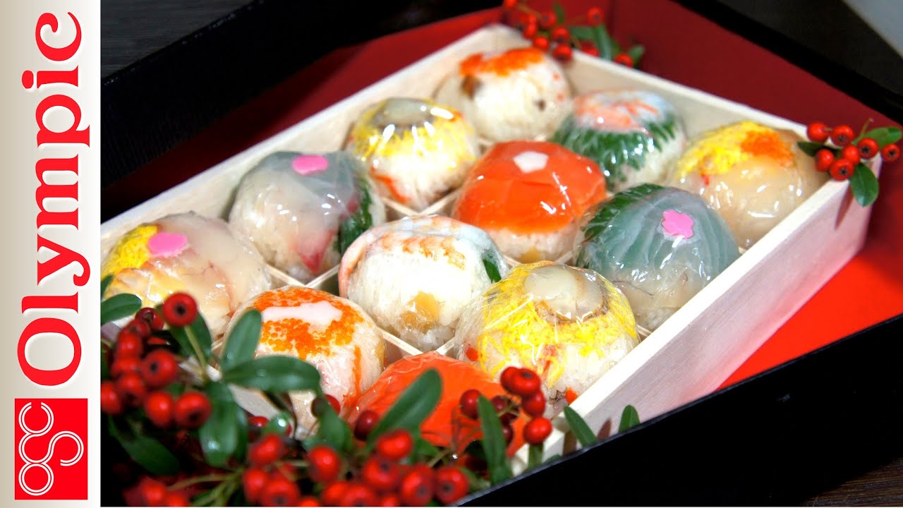 オリンピックの超簡単レシピ　手まり寿司の作り方 ☆ひなまつりにどうぞ♪　(Temari sushi)