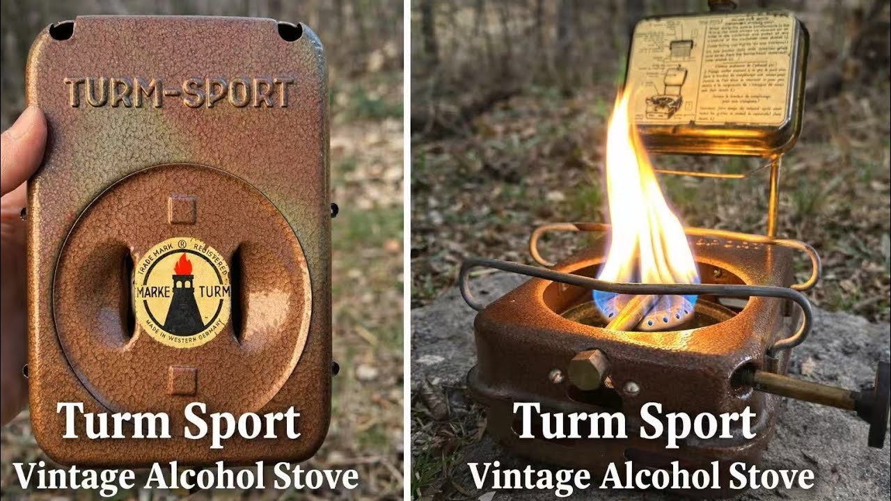 How to Use Turm- Sport Alcohol Stove | Vintage Camping Stove Testing