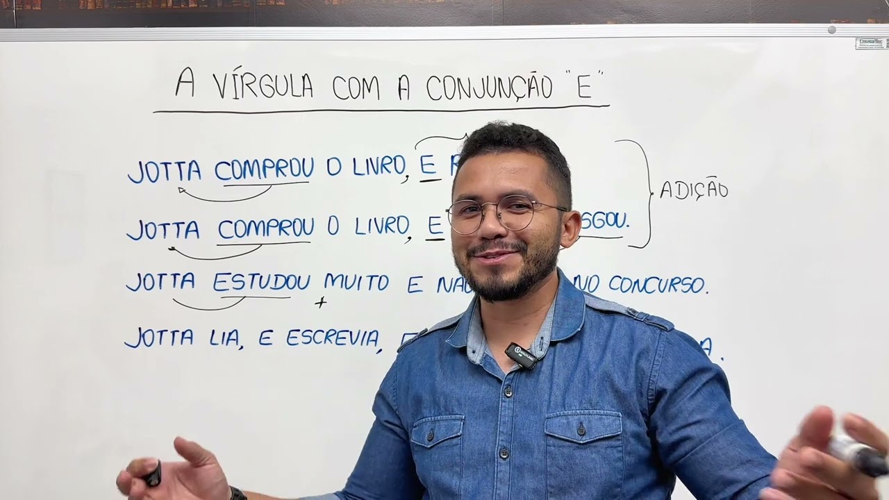 A VÍRGULA COM A CONJUNÇÃO “E” - Prof. Jotta Rocha