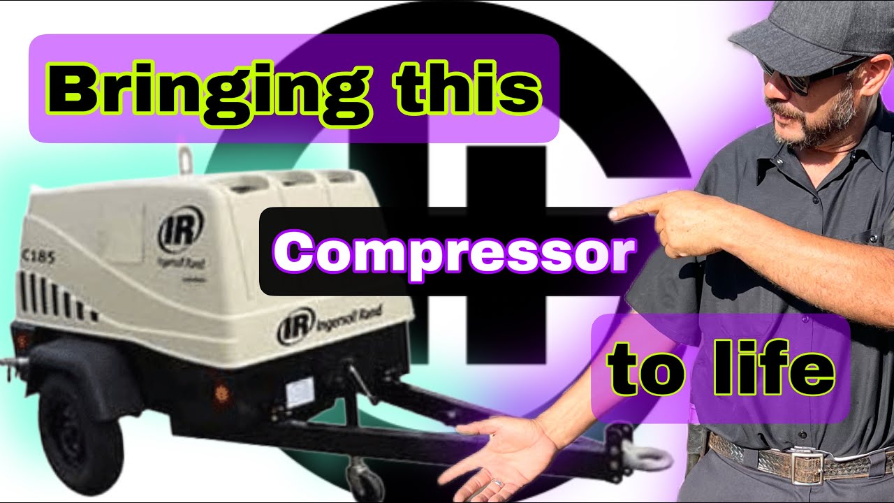 Ingersoll Rand C185 IR Air Compressor