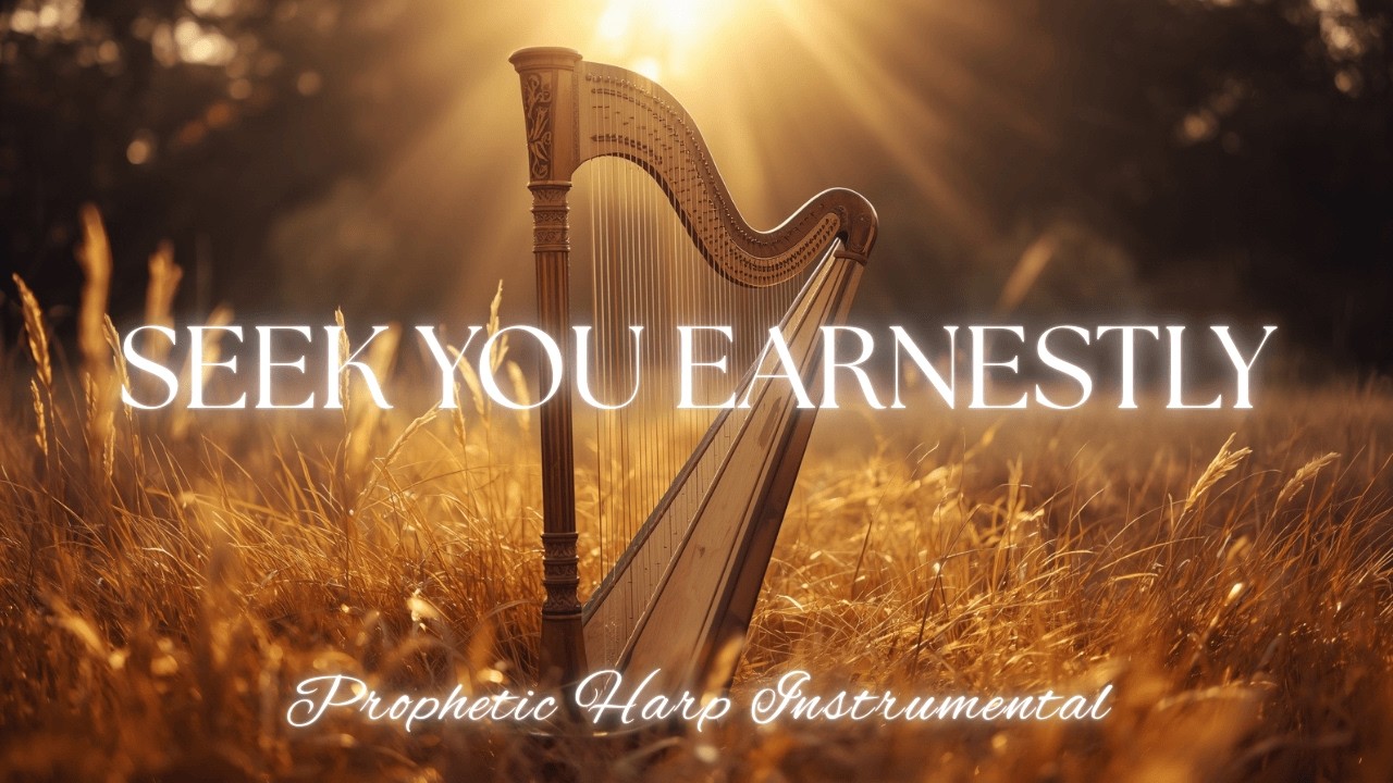 Prophetic Warfare Harp Instrumental/SEEK YOU EARNESTLY/Background Prayer Music