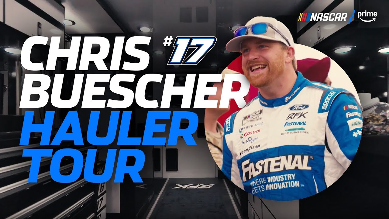 Chris Buescher&rsquo;s Hauler Tour | NASCAR | Prime Video