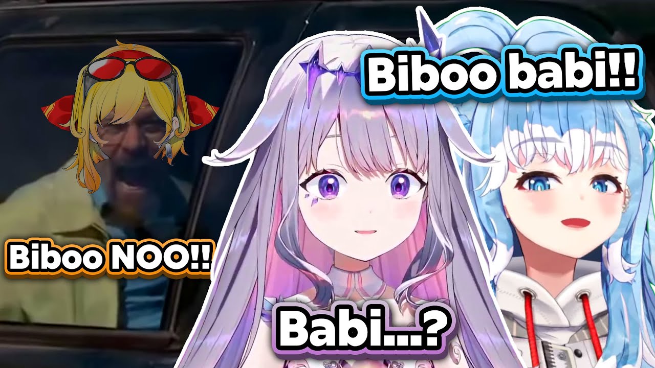 Kobo teaches Biboo yet another ID curse word, while Kaela yells at her to stop in the background