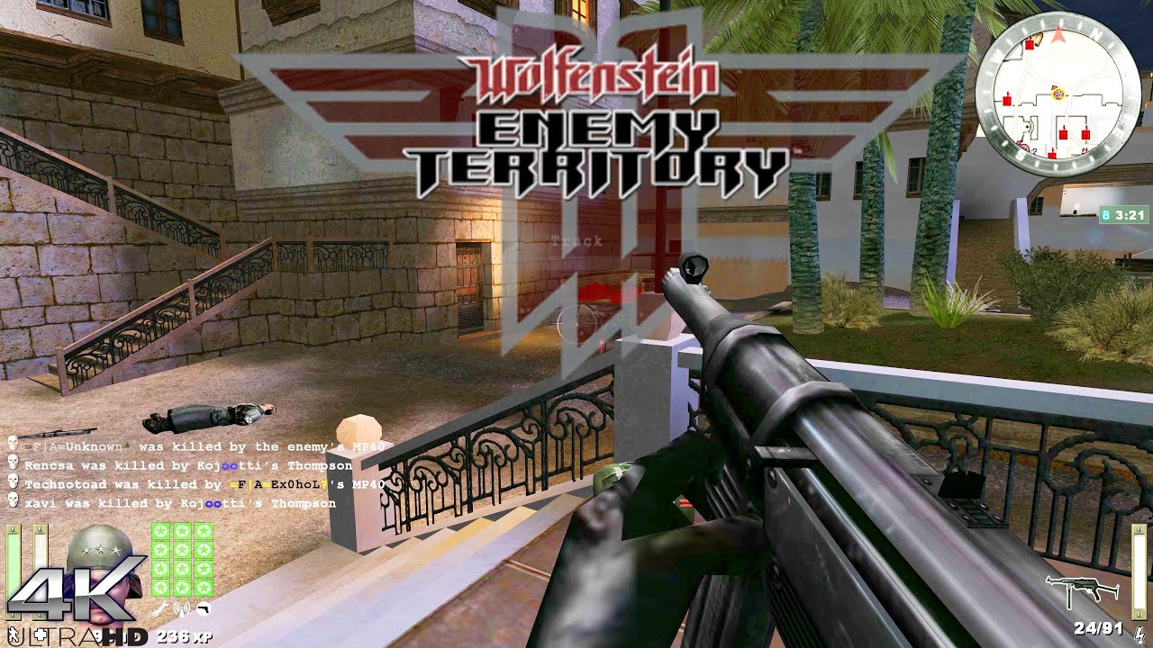 Wolfenstein: Enemy Territory 2020 Multiplayer Gold Rush Gameplay 4K