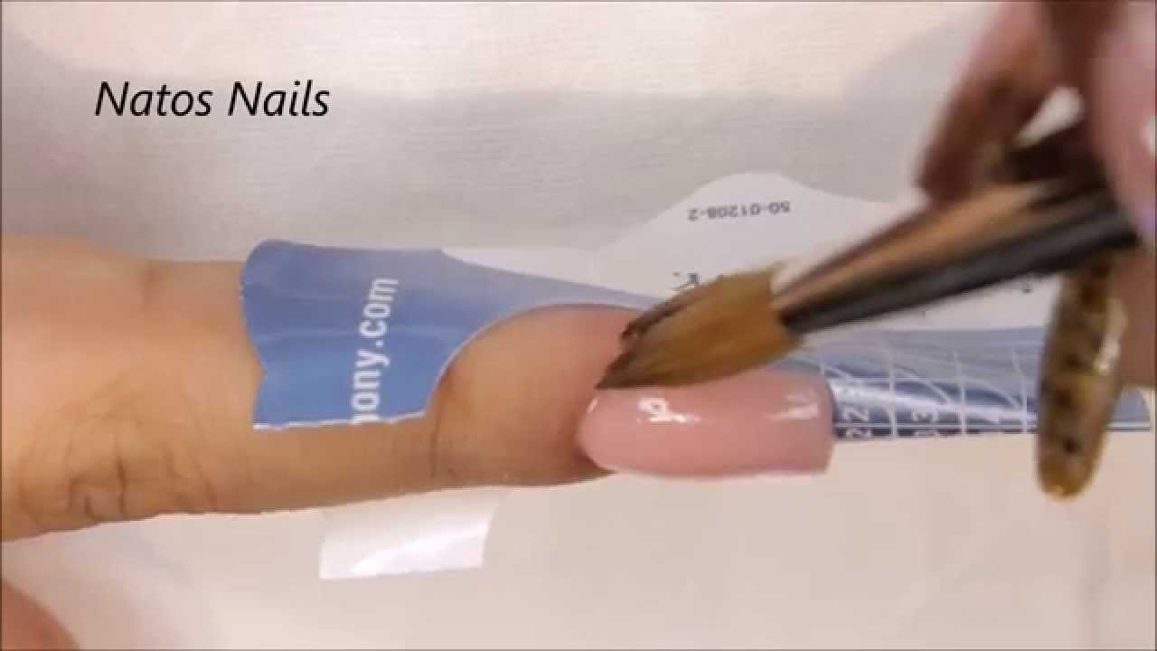 Cómo Aplicar Acrílico Perfectamente en Área de Cutícula | Natos Nails | Técnica de Reversa