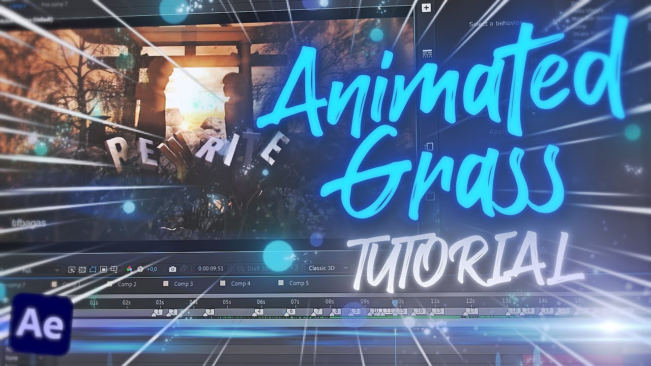 Как создать реалистичную 3D-анимированную траву в After Effects | Учебное пособие по After Effects