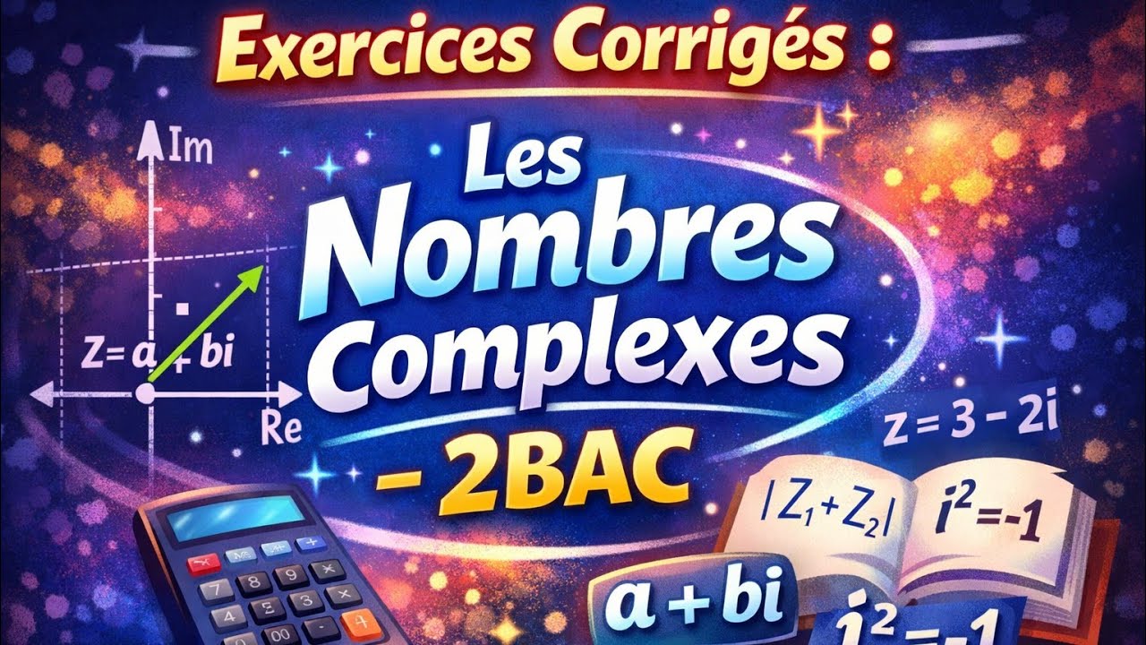 🆘Exercices Corrigés : Les Nombres Complexes – 2BAC🌟