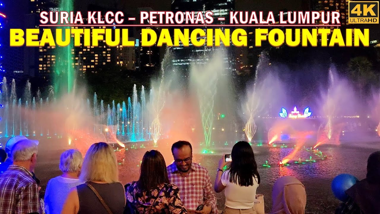 Dancing Fountain with Music @KLCC Park [Full show] Air Mancur Menari Kuala Lumpur City Centre❗