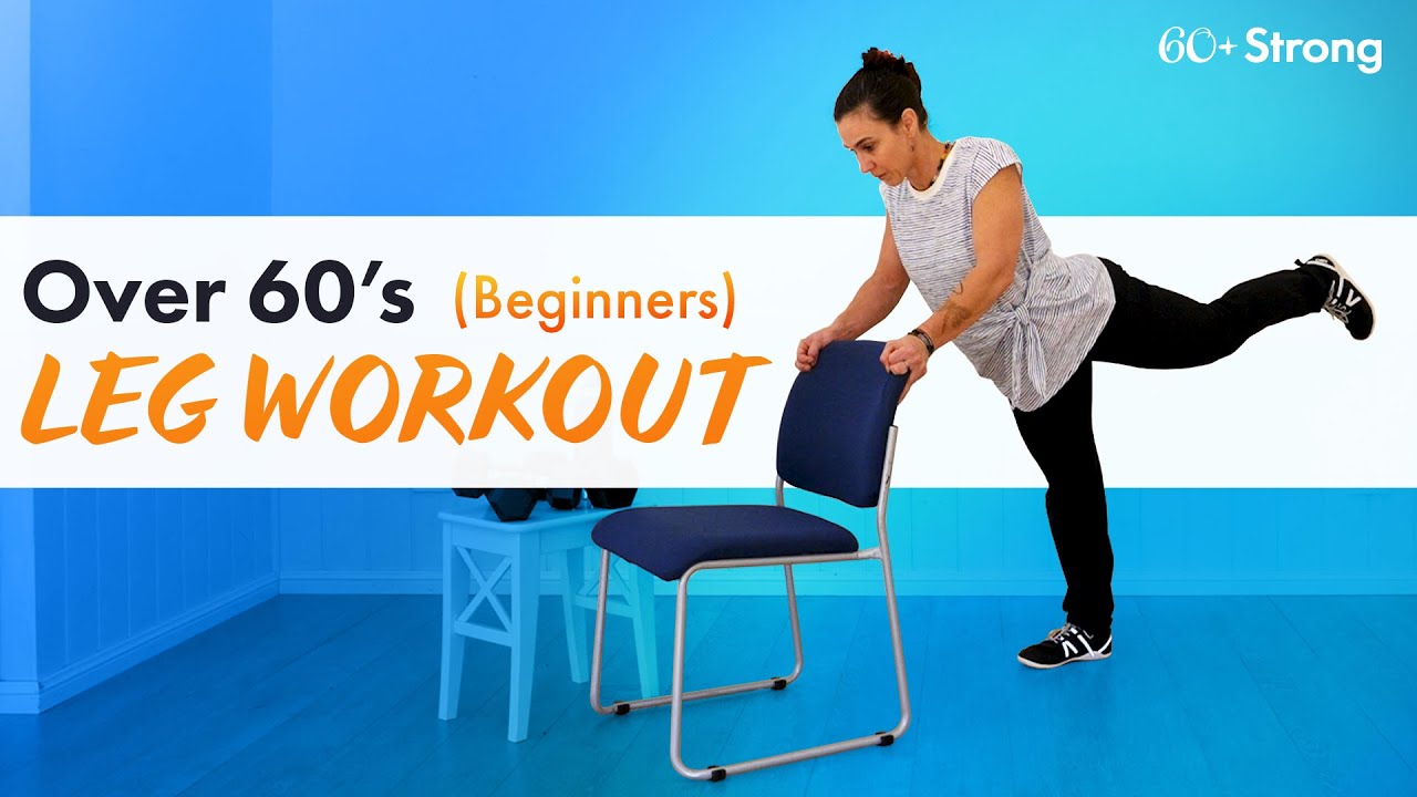 12 Minute Over 60's Beginners LEG WORKOUT | Exercise for Seniors