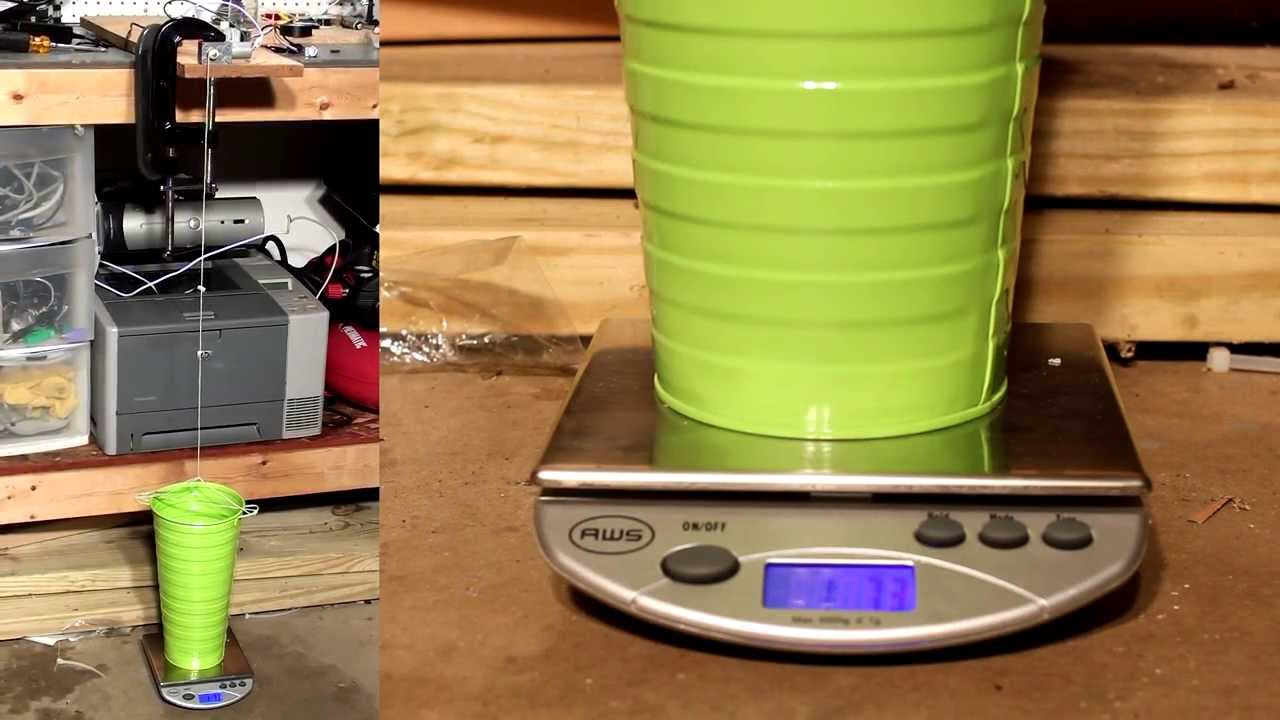 Miniature Gear Motor with very High Torque - Lift Test - Brand Tsiny