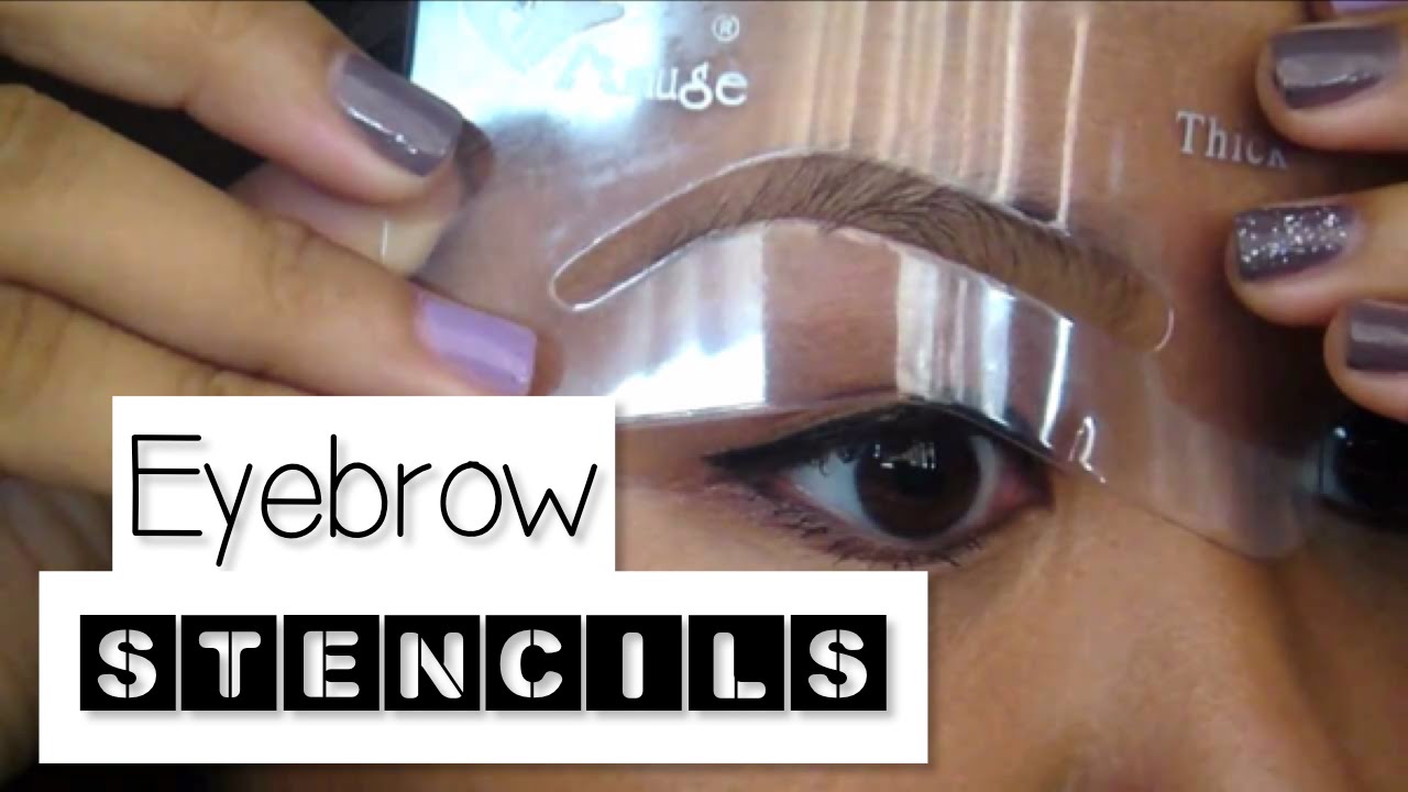 How-To: Use Eyebrow Stencils